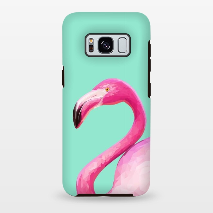 Galaxy S8 plus StrongFit Flamingo Baby by ''CVogiatzi.