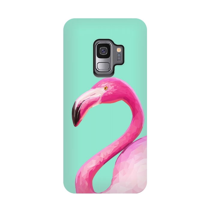 Galaxy S9 StrongFit Flamingo Baby by ''CVogiatzi.