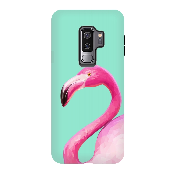 Galaxy S9 plus StrongFit Flamingo Baby by ''CVogiatzi.