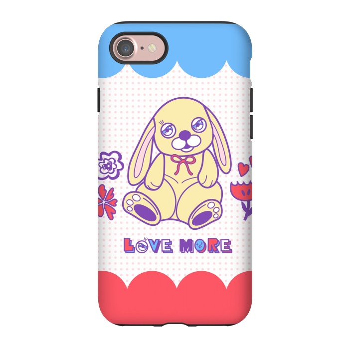 iPhone 7 StrongFit CUTIE RABBIT by Michael Cheung