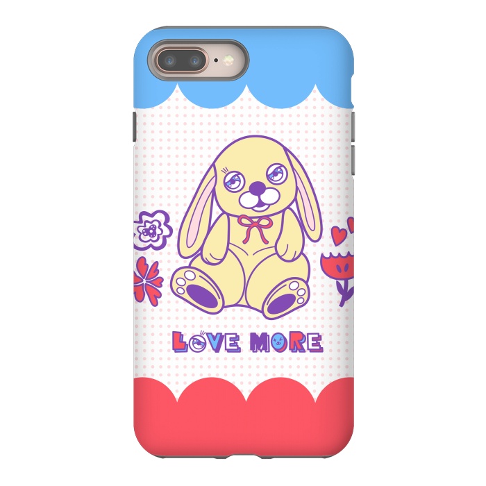 iPhone 7 plus StrongFit CUTIE RABBIT by Michael Cheung