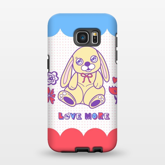 Galaxy S7 EDGE StrongFit CUTIE RABBIT by Michael Cheung