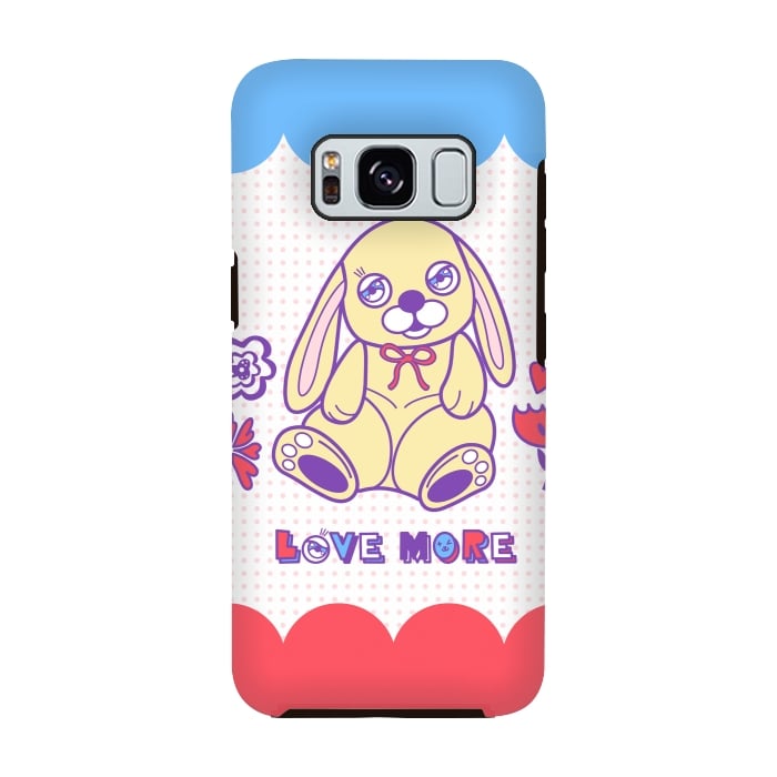 Galaxy S8 StrongFit CUTIE RABBIT by Michael Cheung