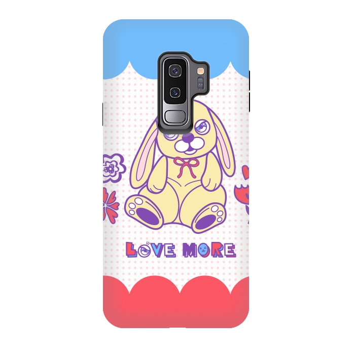 Galaxy S9 plus StrongFit CUTIE RABBIT by Michael Cheung