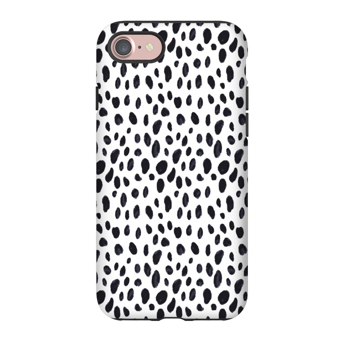 iPhone 7 StrongFit Polka Dots DSN by Joanna Vog