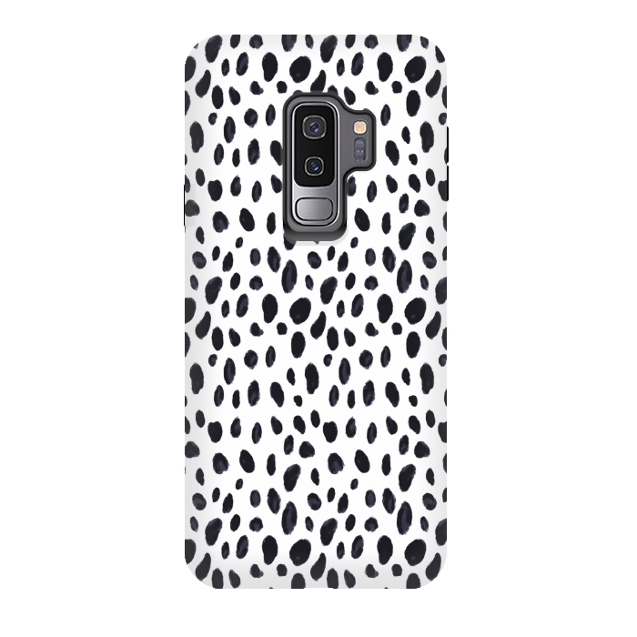 Galaxy S9 plus StrongFit Polka Dots DSN by Joanna Vog