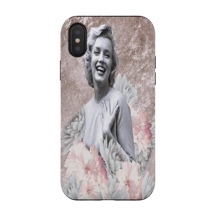 iPhone Xs / X StrongFit Spring Marilyn by Joanna Vog