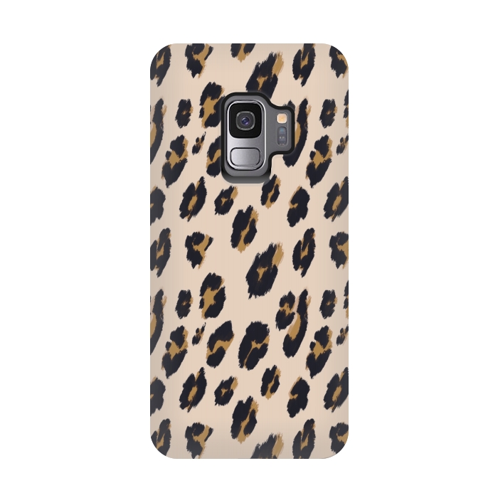 Galaxy S9 StrongFit B&B Leopard Design by Joanna Vog