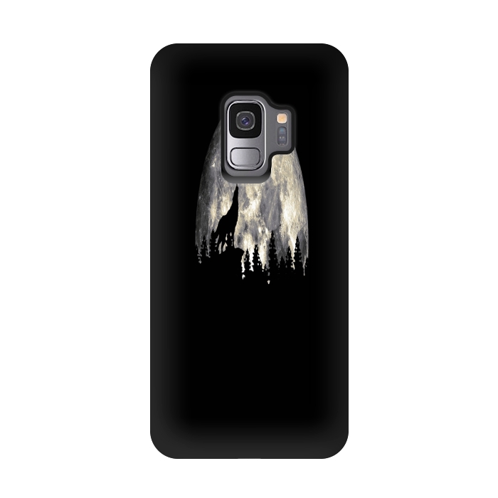 Galaxy S9 StrongFit Wild Solitary Wolf by Joanna Vog