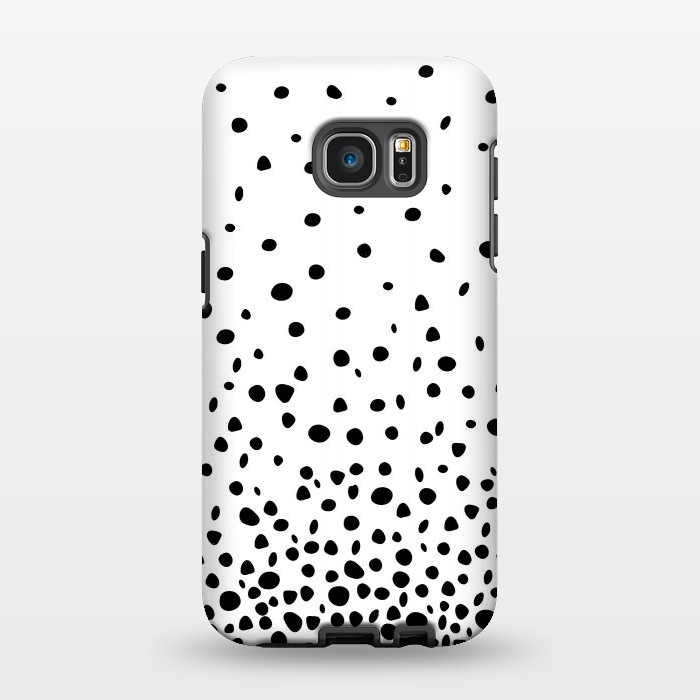 Galaxy S7 EDGE StrongFit Polka Dot Dance  by DaDo ART