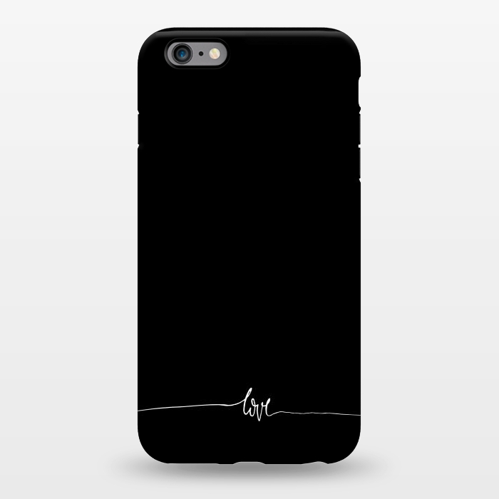 iPhone 6/6s plus StrongFit Simply love - on black by DaDo ART