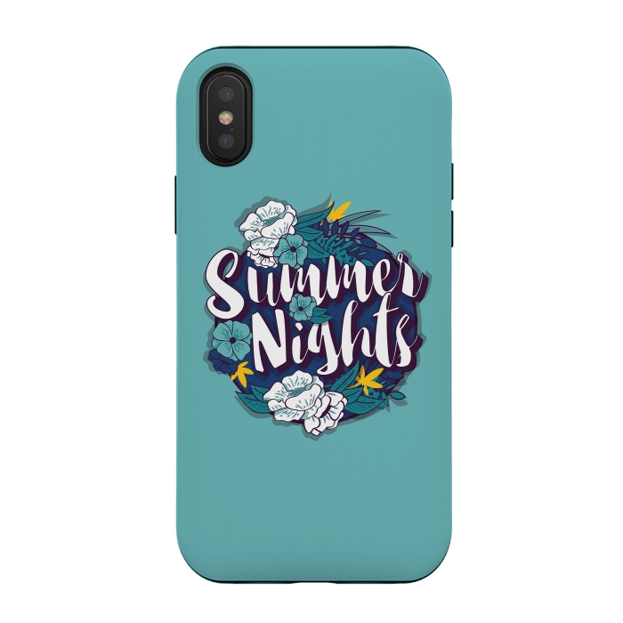 iPhone Xs / X StrongFit Summer Nights 001 by Jelena Obradovic