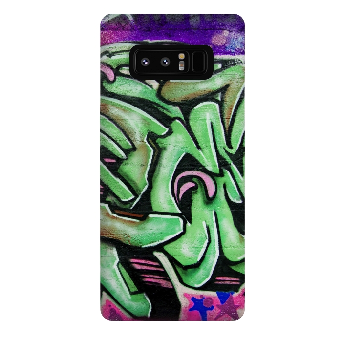 Galaxy Note 8 StrongFit Graffiti Text Street Art by Andrea Haase