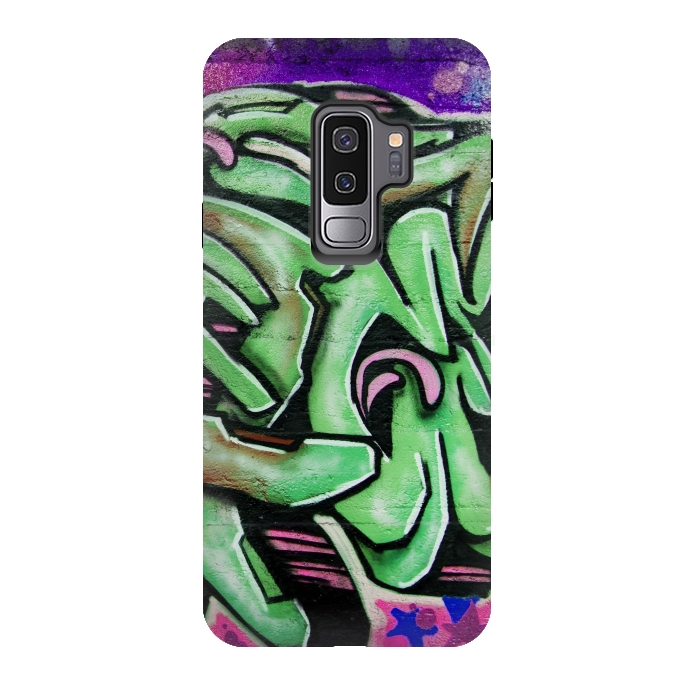 Galaxy S9 plus StrongFit Graffiti Text Street Art by Andrea Haase
