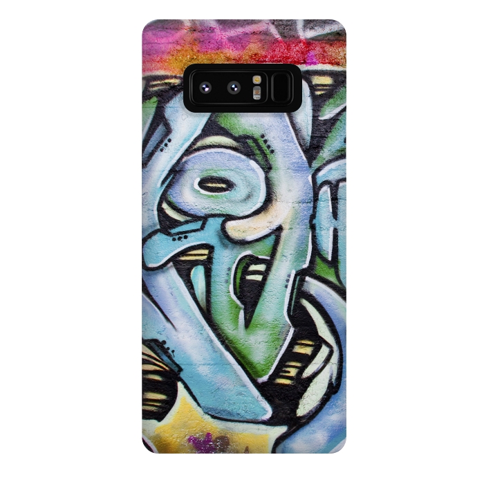 Galaxy Note 8 StrongFit Cool Graffiti Street Art 2 by Andrea Haase