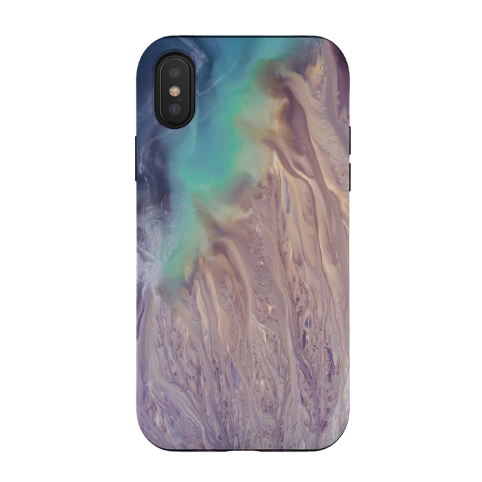 iPhone Xs / X StrongFit Colour Storm Illusion by Joanna Vog