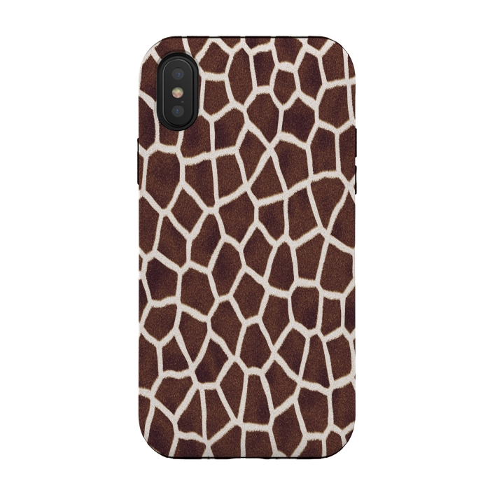 iPhone Xs / X StrongFit Gornel Giraffe by Joanna Vog