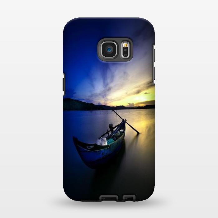 Galaxy S7 EDGE StrongFit Lonely Sunset by Joanna Vog