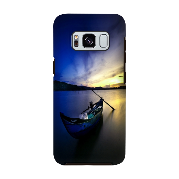 Galaxy S8 StrongFit Lonely Sunset by Joanna Vog