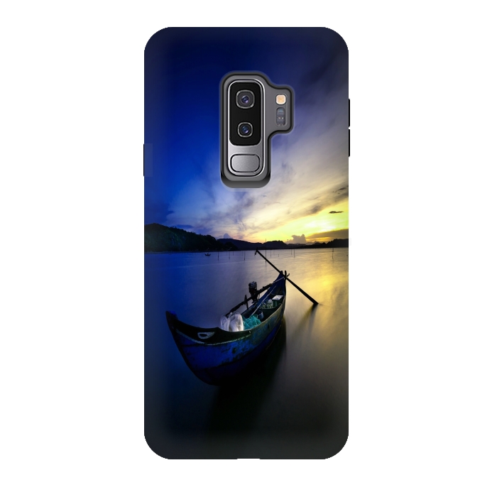 Galaxy S9 plus StrongFit Lonely Sunset by Joanna Vog