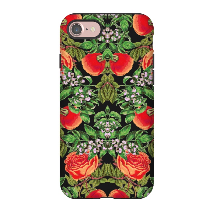 iPhone 7 StrongFit Floral Tomato by Zala Farah