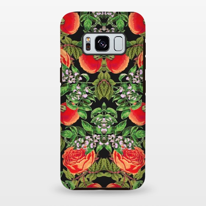 Galaxy S8 plus StrongFit Floral Tomato by Zala Farah