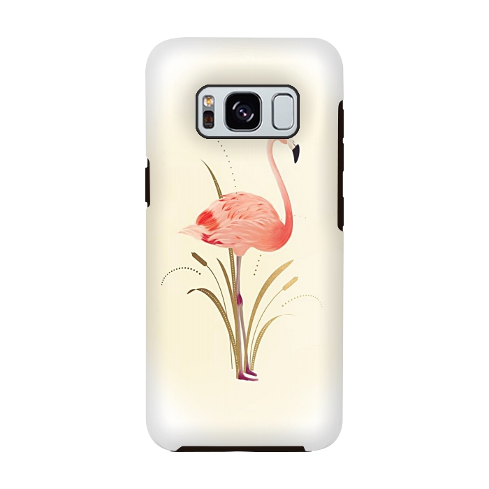 Galaxy S8 StrongFit Flamingo Dream by Joanna Vog