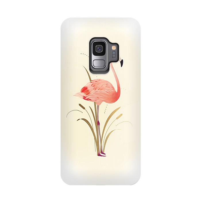 Galaxy S9 StrongFit Flamingo Dream by Joanna Vog