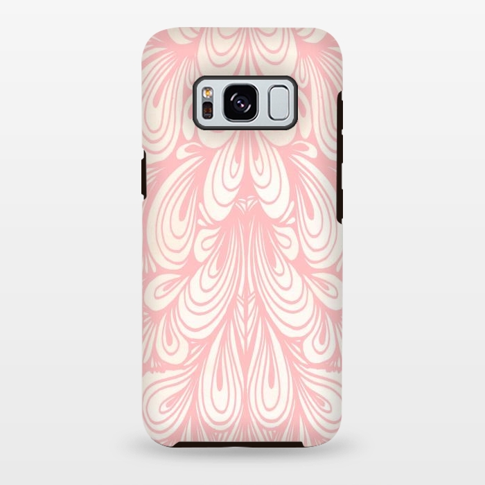 Galaxy S8 plus StrongFit Pink Garden by Joanna Vog