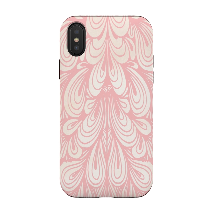 iPhone Xs / X StrongFit Pink Garden by Joanna Vog