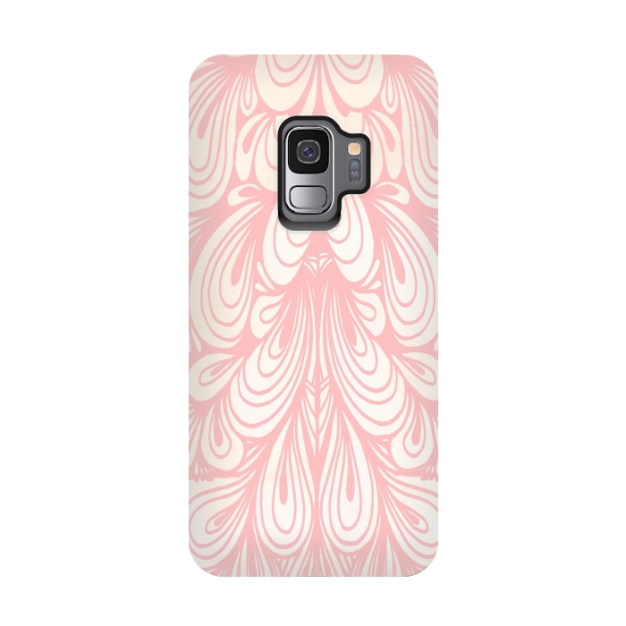 Galaxy S9 StrongFit Pink Garden by Joanna Vog