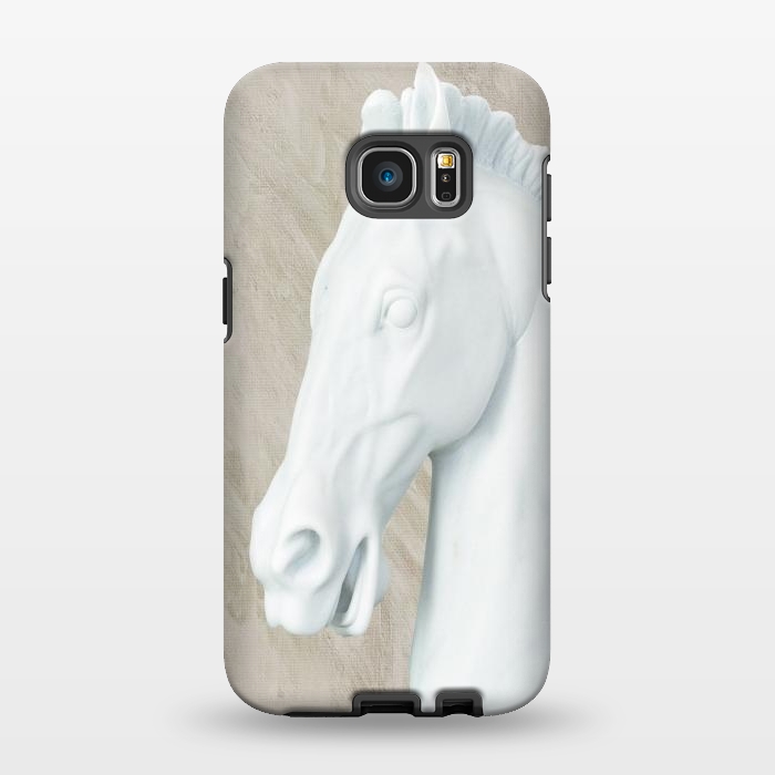 Galaxy S7 EDGE StrongFit Ancient Sculpture Horse Decor  by Joanna Vog