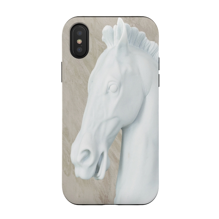 iPhone Xs / X StrongFit Ancient Sculpture Horse Decor  by Joanna Vog