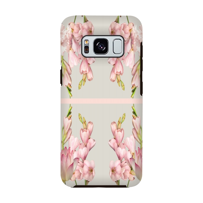 Galaxy S8 StrongFit Pink Aura Design by Joanna Vog