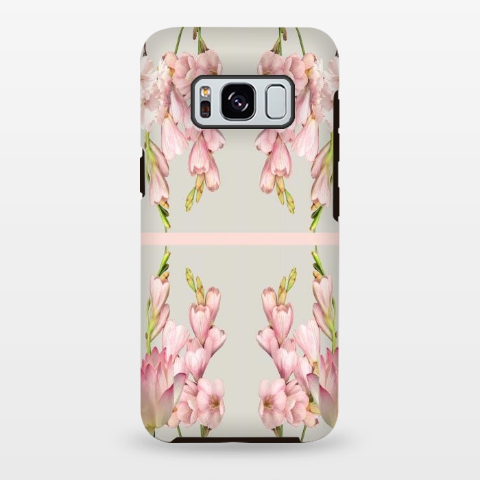 Galaxy S8 plus StrongFit Pink Aura Design by Joanna Vog