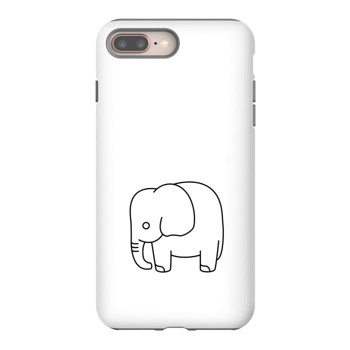 iPhone 7 plus StrongFit little baby elephant by TMSarts