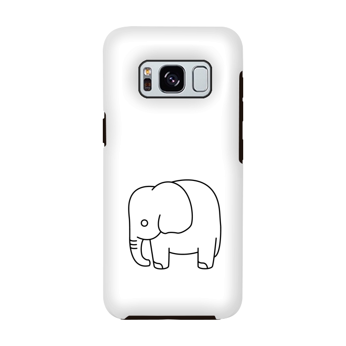 Galaxy S8 StrongFit little baby elephant by TMSarts