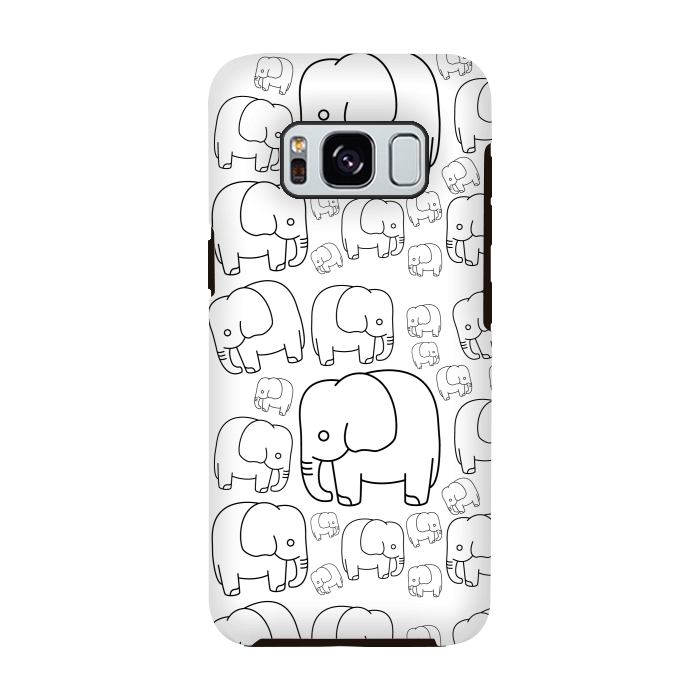 Galaxy S8 StrongFit draw elephant pattern by TMSarts