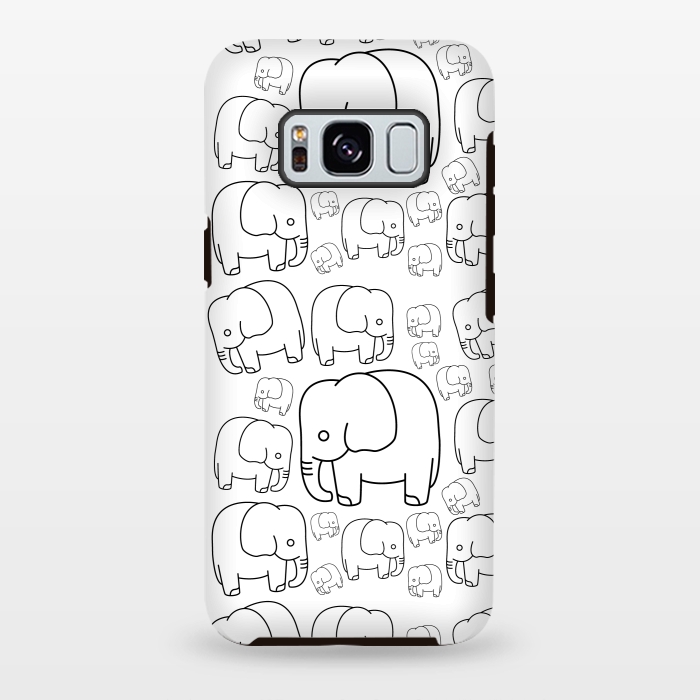 Galaxy S8 plus StrongFit draw elephant pattern by TMSarts