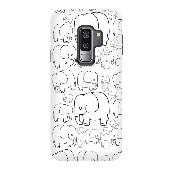Galaxy S9 plus StrongFit draw elephant pattern by TMSarts
