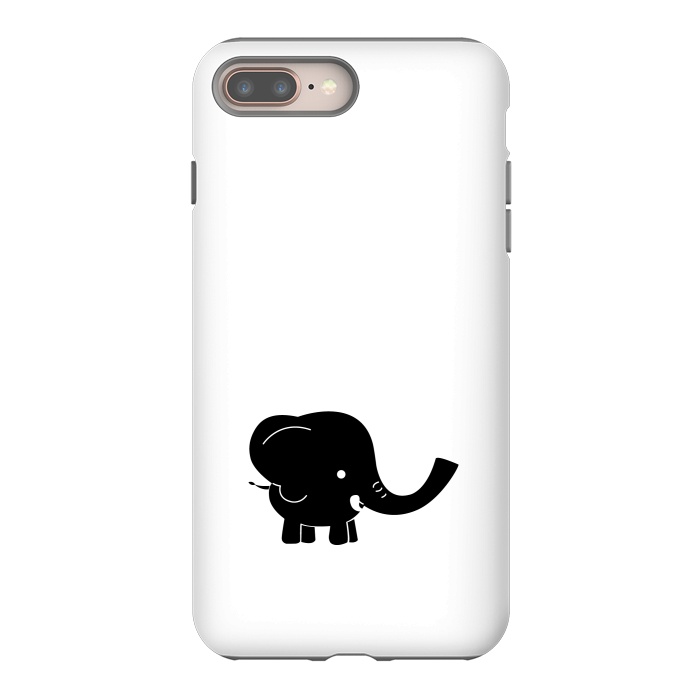 iPhone 7 plus StrongFit Cute elephant cartoon by TMSarts
