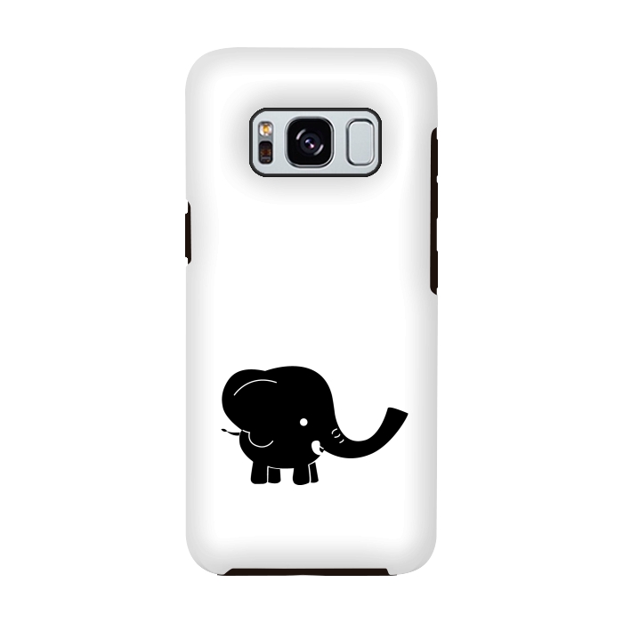 Galaxy S8 StrongFit Cute elephant cartoon by TMSarts