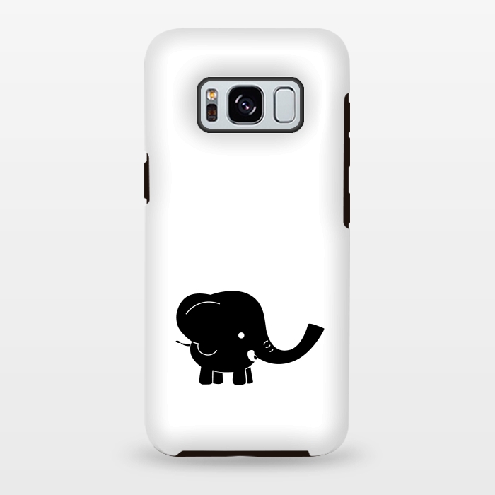 Galaxy S8 plus StrongFit Cute elephant cartoon by TMSarts
