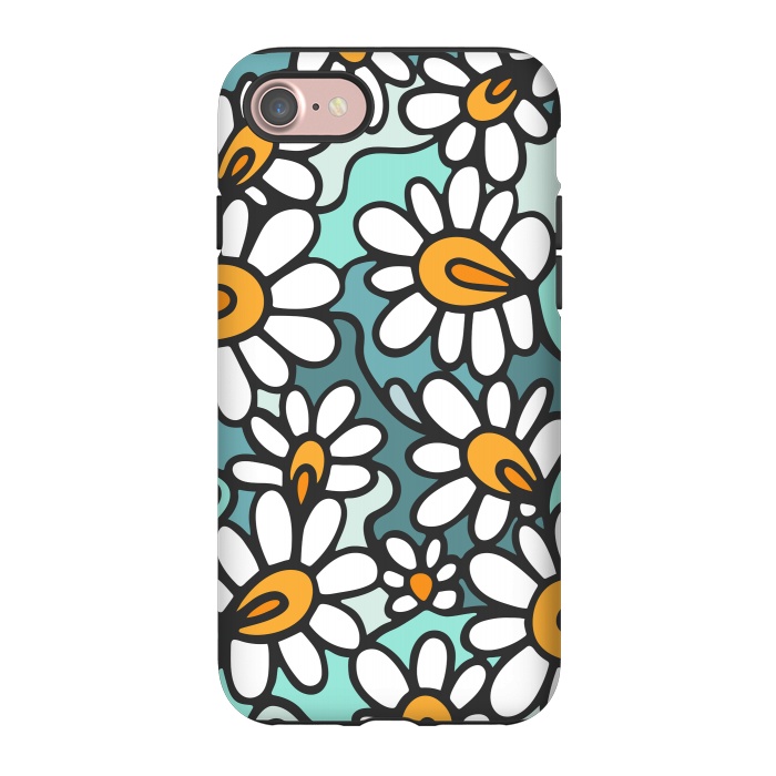 iPhone 7 StrongFit Daisies by Majoih