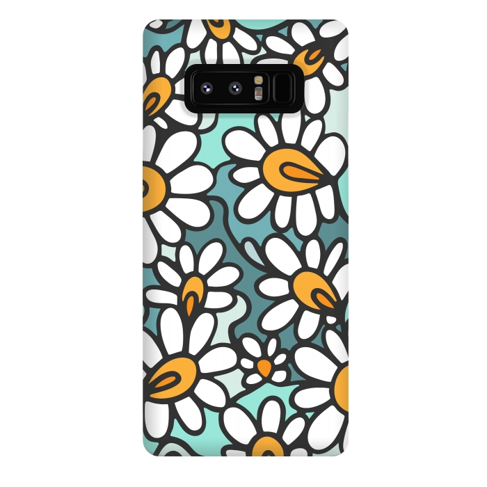 Galaxy Note 8 StrongFit Daisies by Majoih