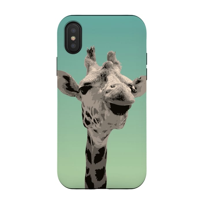 iPhone Xs / X StrongFit Giraffe by Mangulica