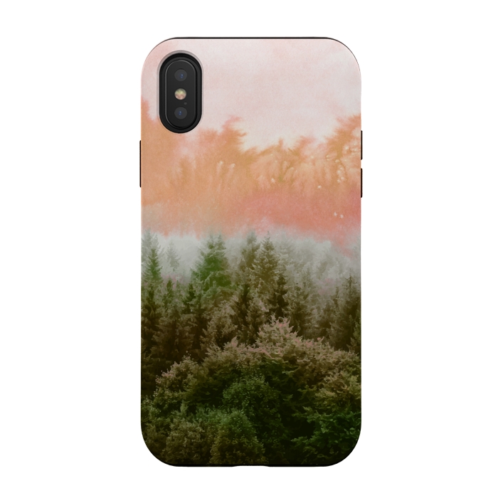 iPhone Xs / X StrongFit Forest Sound by Creativeaxle