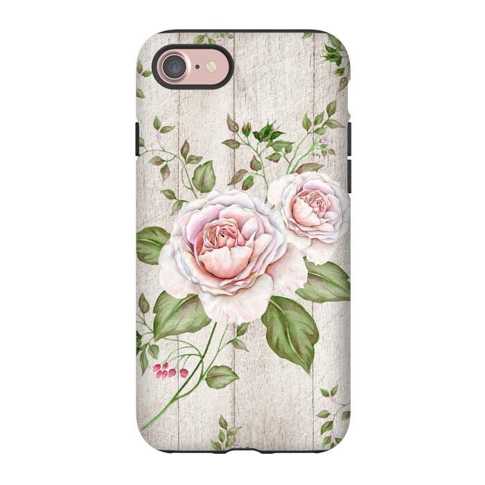 iPhone 7 StrongFit Pink Rose by Creativeaxle