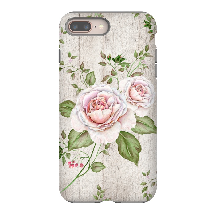 iPhone 7 plus StrongFit Pink Rose by Creativeaxle