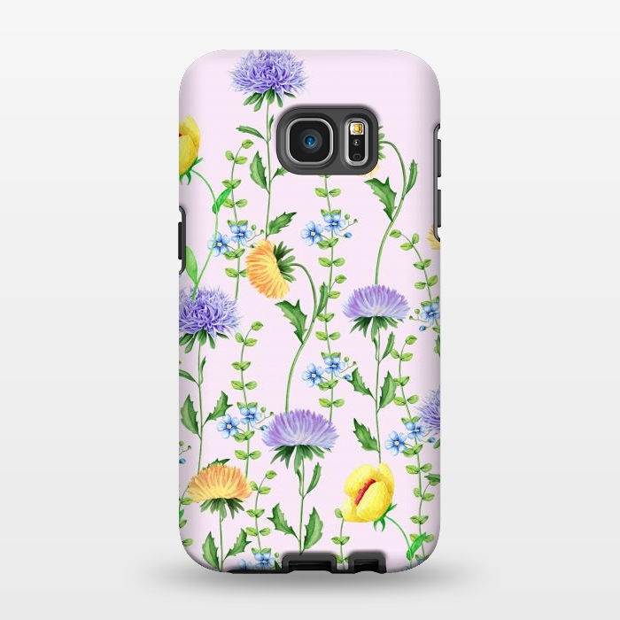 Galaxy S7 EDGE StrongFit Aster Flora by Creativeaxle